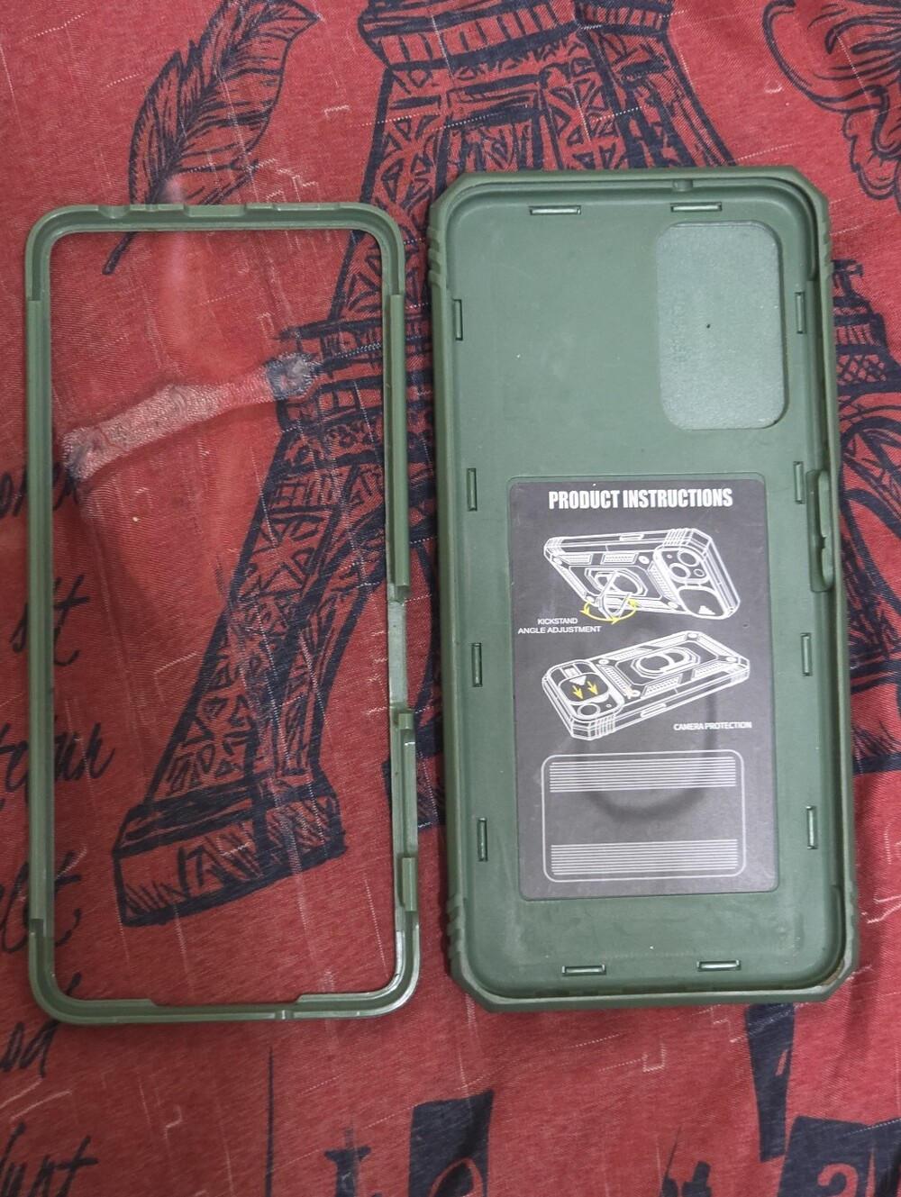 Samsung Galaxy A03s Rugged Protective Case – Green